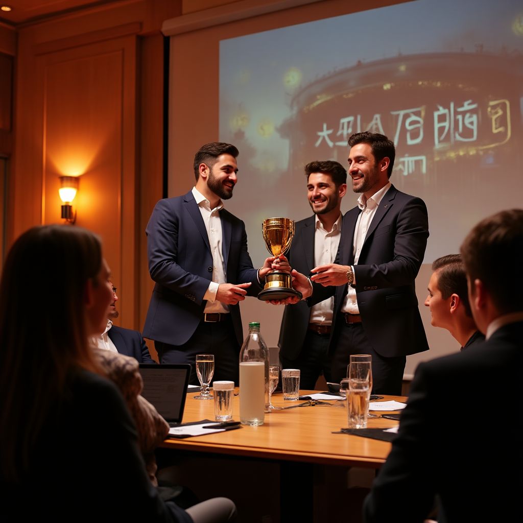 TechFarm startup ekibi ödül töreni